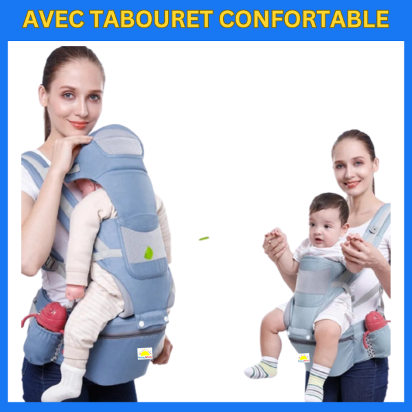 3 en 1 Porte bébé ergonomique bleue marine - Image 3